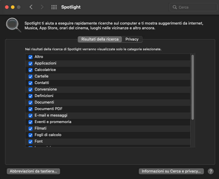 monterey-mac-ricerca-spotlight-non-funziona-impostazioni-mac