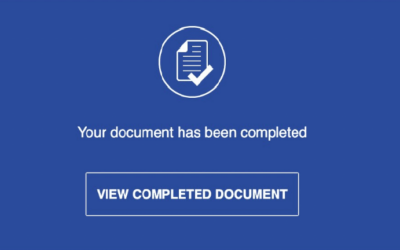 Truffa DocuSign, view completed document